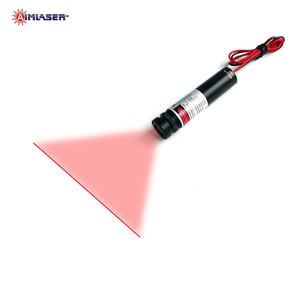 Modulo laser a linea uniforme con lente Powell per visione artificiale da 635 nm 10 mW