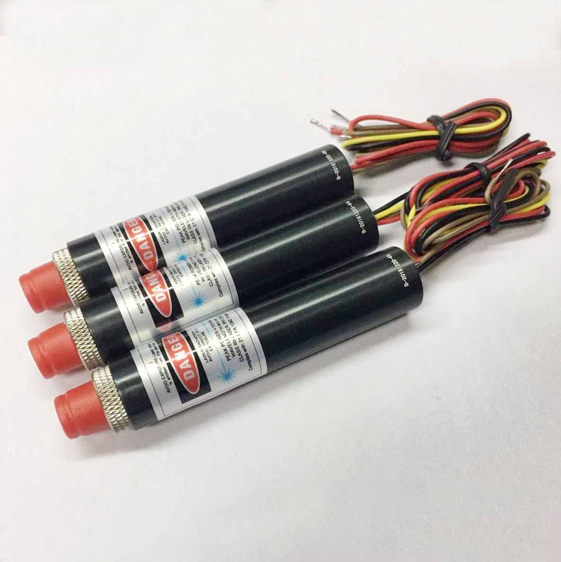可視パルス光ファイバー結合レーザー源 405nm TTL 変調同軸ファイバー結合レーザーモジュール
