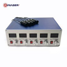 375nm 405nm 520nm 640nm 940nm 5 파장 105um 다중 모드 광섬유 결합 레이저 TTL/CW/아날로그 변조(시준기 포함)