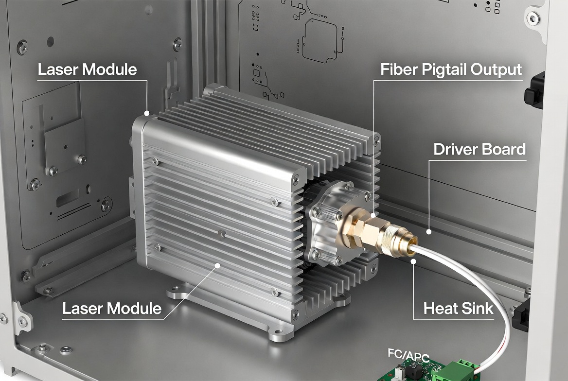 Dar &Ccedil;izgi Genişlikli Lazerler Nasıl Tasarlanır, Stabilize Edilir ve OEM Fiber Bağlantılı Mod&uuml;llere Nasıl Entegre Edilir?