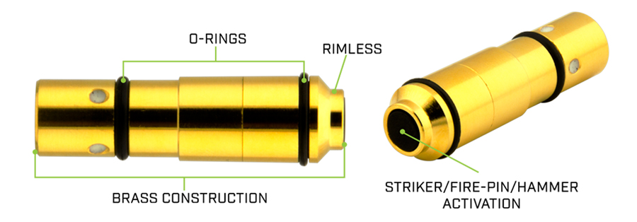 9mm Laser Training Bullet Laser Cartridge Cartridge for Dry Fire Simulation