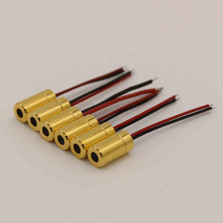 10 Stücke Mini 650nm 5 mW 5 V Red Laser Dot Diode Modul KoWGs1 