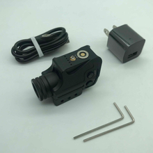Acess&oacute;rio de luz laser combinado para escopo de laser verde com montagem em trilho AR