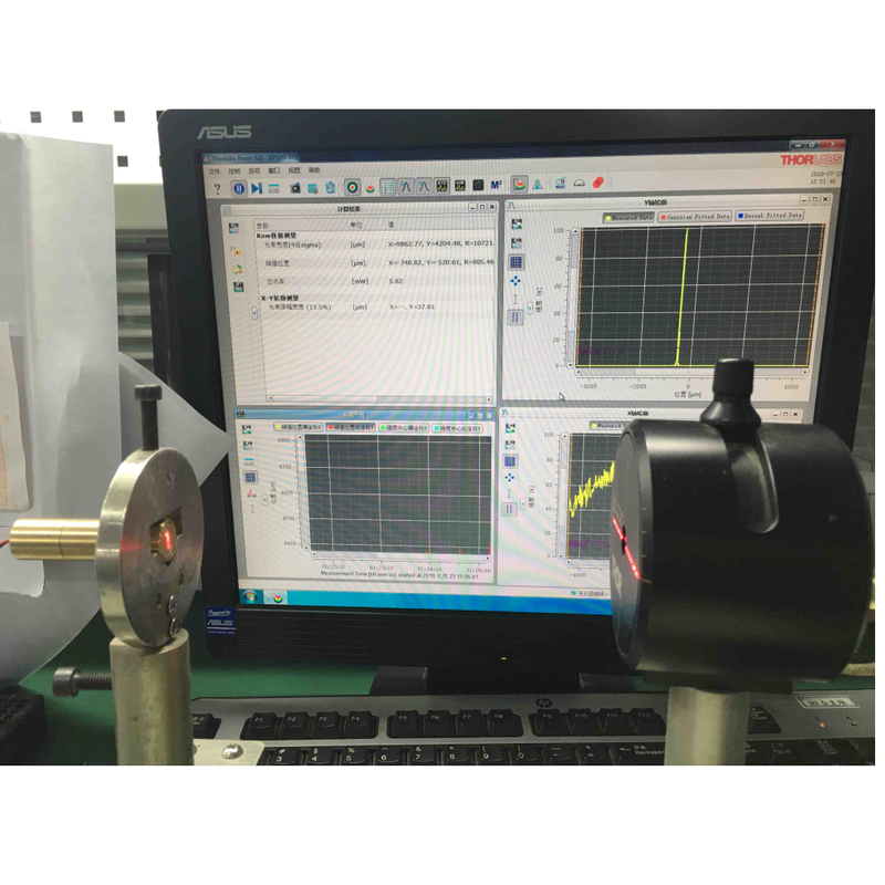 Laser di ispezione per visione artificiale da 650 nm 50 mW con larghezza di linea 50um a distanza di 150 mm