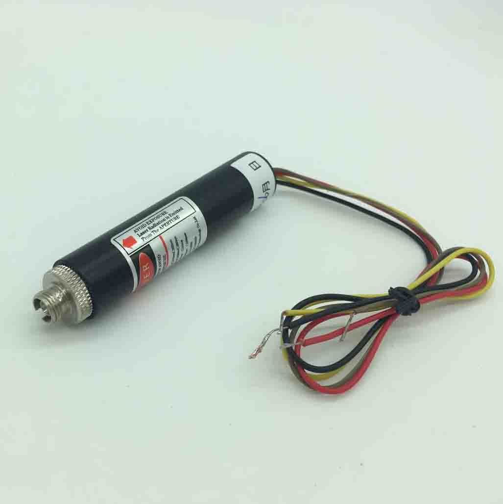 可視パルス光ファイバー結合レーザー源 405nm TTL 変調同軸ファイバー結合レーザーモジュール